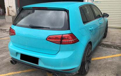 VW GOLF 7 / 7.5 2012-2019 SIDE WINDOW DEFLECTORS 3M ADHESIVES ABS BLACK