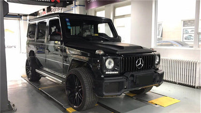 MERCEDES CLASSE G W463 1990-2014 GRIGLIA ANTERIORE AMG CALANDRA PROFILI NERI