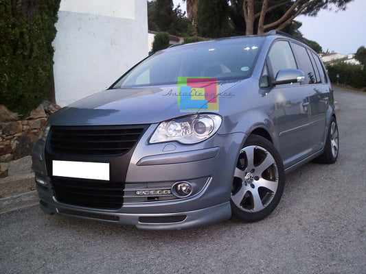 BLACK FRONT GRILLE VW TOUREG GP 06-10 - WITHOUT VW TUNING LOGO