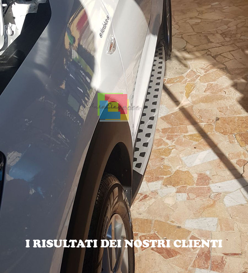 PEDANE LATERALI DESIGN SPORTIVO SOTTO PORTA ACCIAIO HYUNDAI TUCSON TLE 2015+