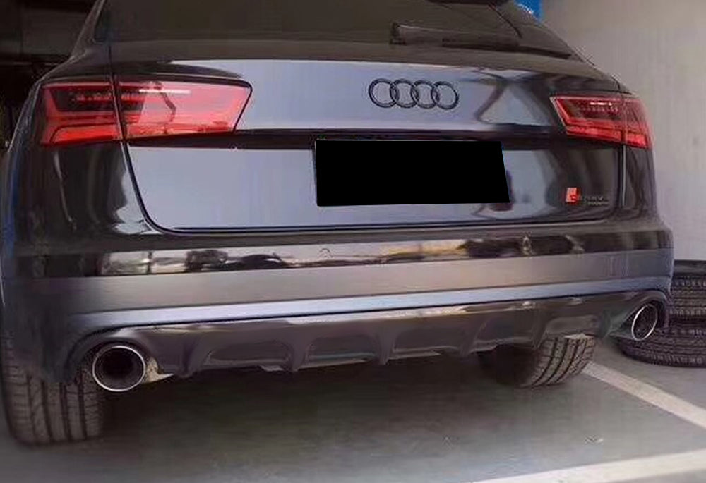 LOOK DIFFUSER S6 RS6 AUDI A6 C7 4G 2011-2014 AVANT SEDAN REAR SPOILER