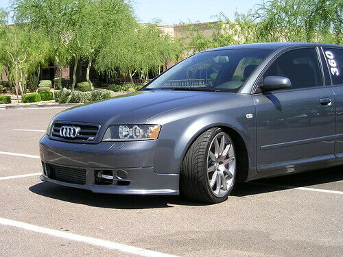 SPOILER ANTERIORE LOOK ABT SOTTO PARAURTI AUDI A4 B6 BERLINA AVANT 2000-2004 .-.