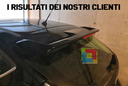 SPOILER POSTERIORE SUL TETTO NERO FORD FOCUS MK3 5 PORTE 2011-2015 LOOK ST -