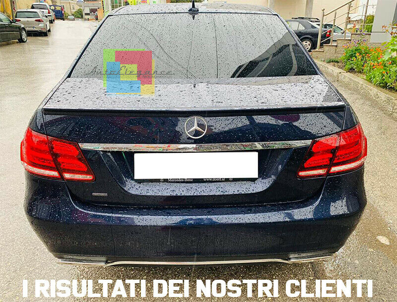 MERCEDES CLASSE E W212 2009-2016 BERLINA SPOILER POSTERIORE AMG SUL COFANO