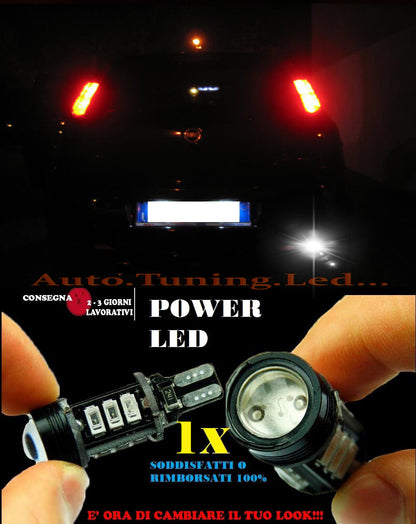 FIAT PUNTO EVO 6000K LED REVERSING LIGHT T15 W16W CANBUS NO ERROR