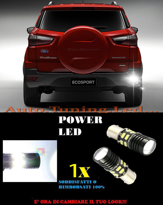 LAMPADA RETROMARCIA A LED P21W BA15 FORD ECOSPORT 6000K CANBUS NO ERROR