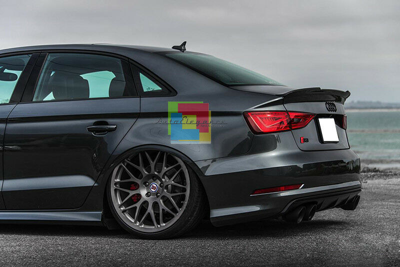 SPOILER POSTERIORE SUL COFANO AUDI A3 8V BERLINA 2012+ LOOK S3 S-LINE
