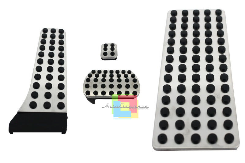 PEDALIERA CAMBIO AUTOMATICO Mercedes C W204 2007-2014 - INOX GOMMA ANTISCIVOLO
