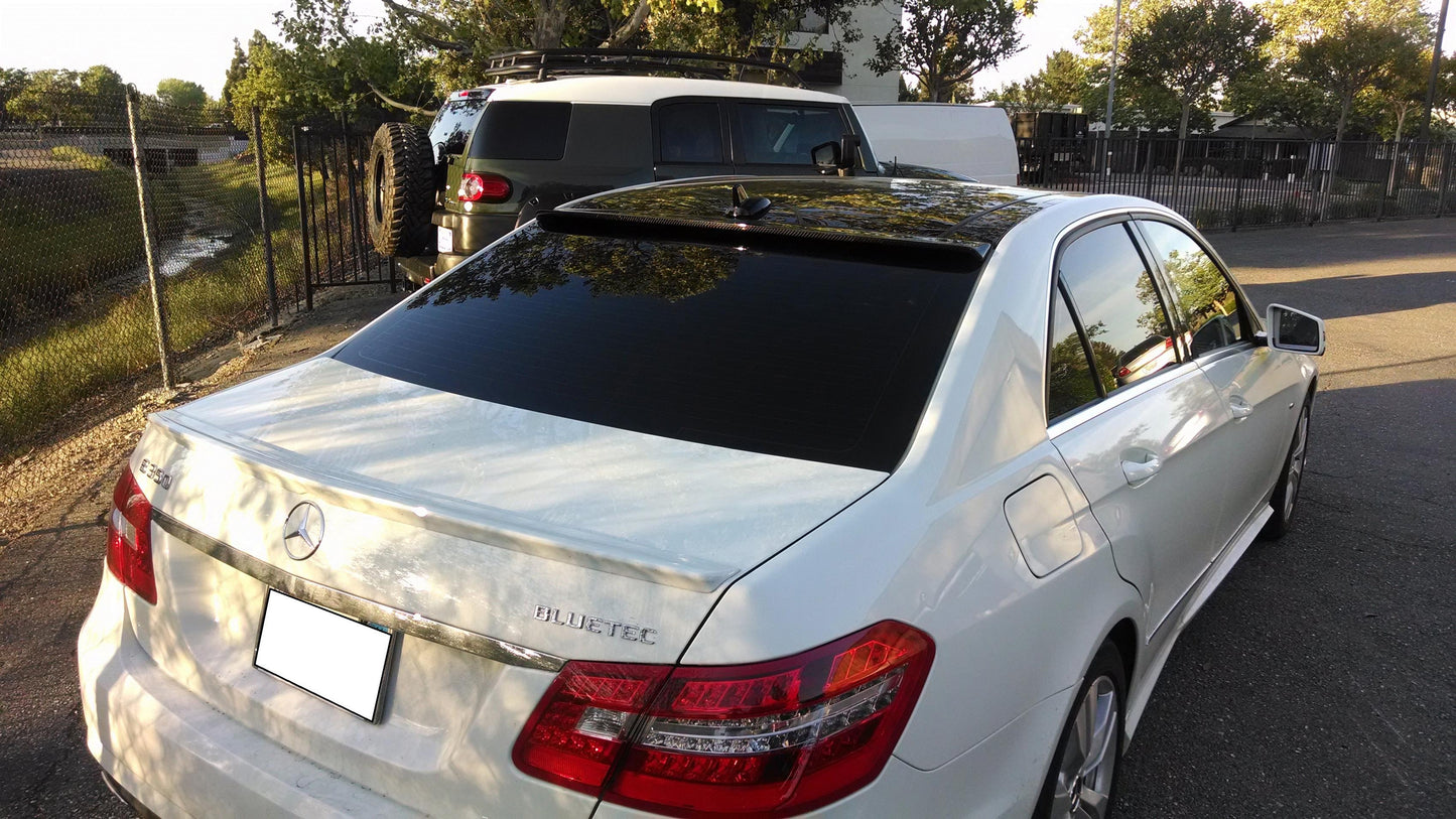 MERCEDES W212 2009+ ALSO FOR LIFT MODEL REAR ROOF SPOILER L-DESIGN