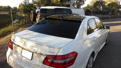 MERCEDES W212 2009+ ALSO FOR LIFT MODEL REAR ROOF SPOILER L-DESIGN