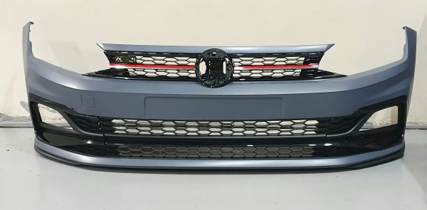 PARAURTI ANTERIORE GTI COMPLETO PER VW POLO AW1 2017+ ABS
