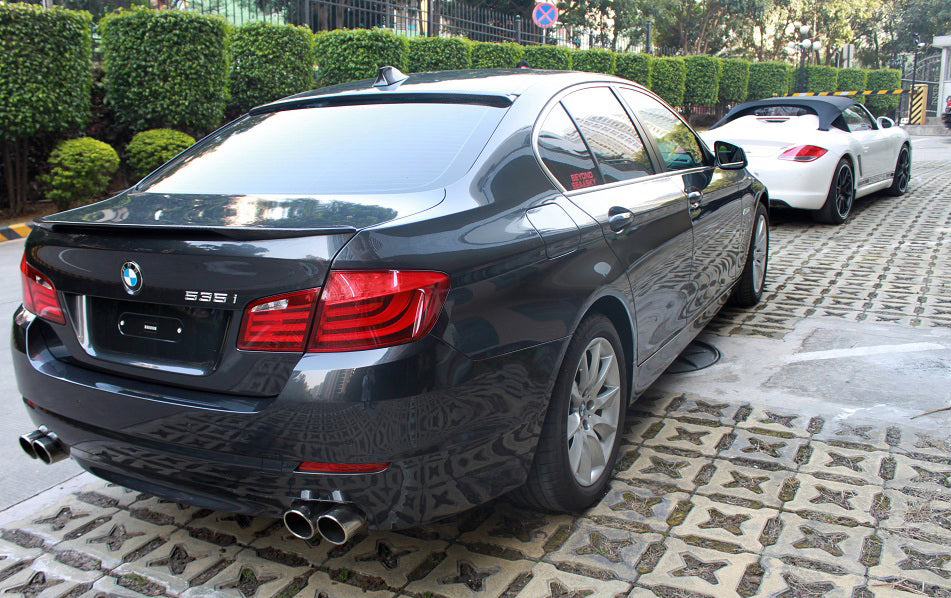 SPOILER TETTO BMW SERIE 5 F10 BERLINA LUNOTTO POSTERIORE M NERO LUCIDO ABS