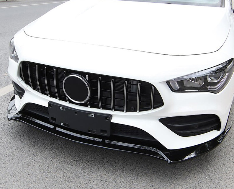MERCEDES CLA W118 X118 AMG FRONT BUMPER SPLITTER GLOSS BLACK AMG LOOK