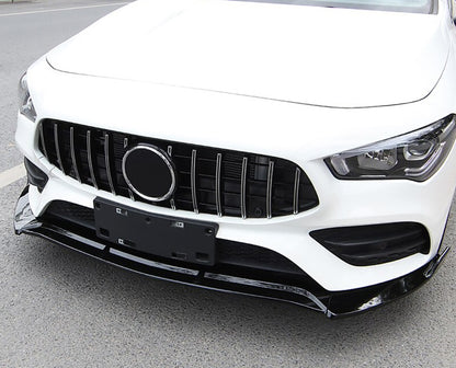 MERCEDES CLA W118 X118 AMG FRONT BUMPER SPLITTER GLOSS BLACK AMG LOOK