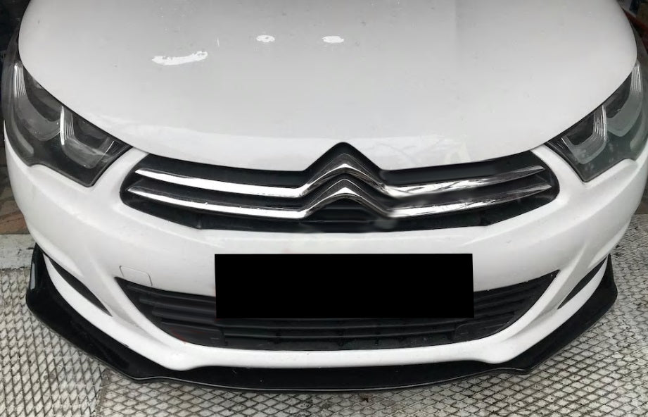 CITROEN C4 II LAMA SOTTO PARAURTI ANTERIORE IN ABS LOOK SPORTIVO NERO LUCIDO AUTOELEGANCERICAMBI