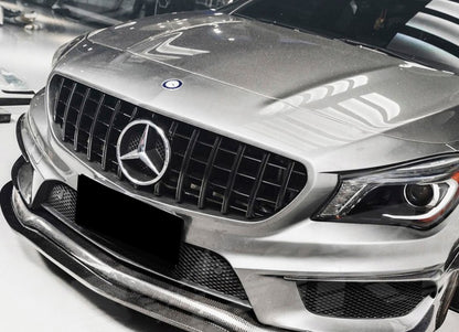 GRIGLIA ANTERIORE MERCEDES CLA W117 2013-2018 MASCHERINA NERA AMG PANAMERICANA