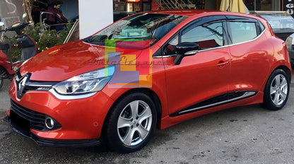 RENAULT CLIO 4 IV 5 DOORS PAIR OF SIDE SKIRTS UNDER DOOR RS DESIGN ABS
