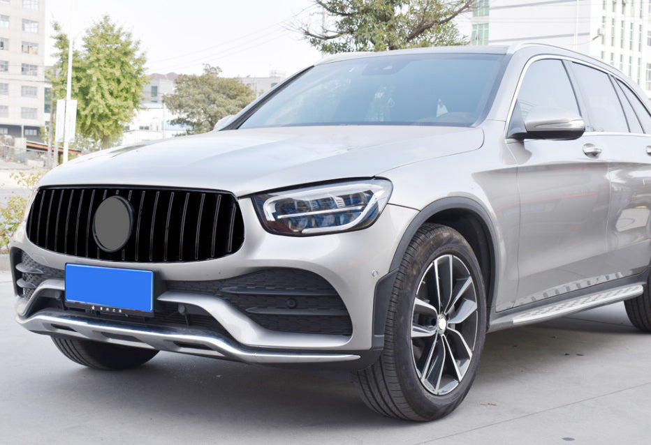 GRIGLIA ANTERIORE MERCEDES GLC C253 X253 2019+ FACELIFT PROFILI NERI