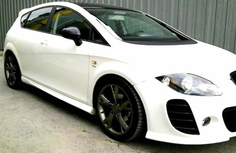 SIDE SKIRTS FOR SEAT LEON II 2005-2012 ABS CUPRA LOOK DOOR SPOILER