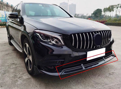 MERCEDES GLC 2015-2018 SPLITTER PARAURTI ANTERIORE SPOILER NERO AMG