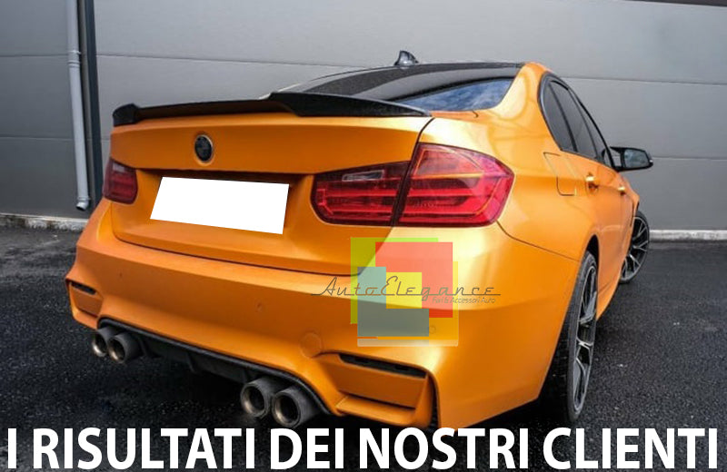 BMW SERIE 4 F32 COUPE SPOILER POSTERIORE SUL COFANO LOOK M4 AUTOELEGANCERICAMBI