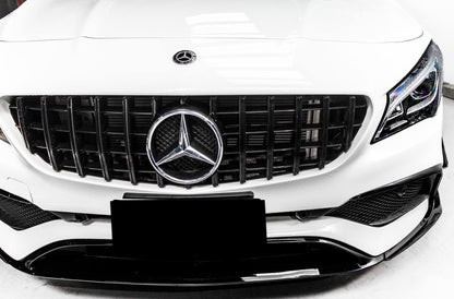 GRIGLIA ANTERIORE MERCEDES CLA W117 2013-2018 MASCHERINA NERA AMG PANAMERICANA
