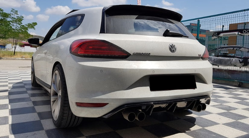 VW SCIROCCO 2015-2017 DIFFUSORE SOTTO PARAURTI POSTERIORE LOOK RLINE