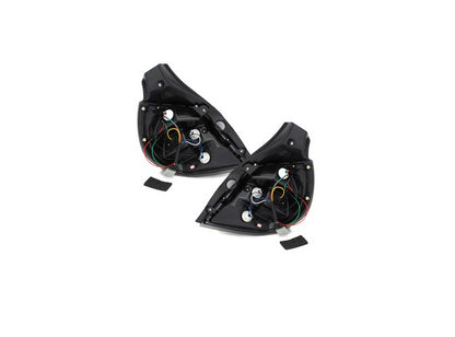 RENAULT CLIO III 2005-2009 PAIR OF REAR LIGHTS LED RED SMOKE TUNING