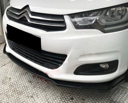 CITROEN C4 II LAMA SOTTO PARAURTI ANTERIORE IN ABS LOOK SPORTIVO NERO LUCIDO AUTOELEGANCERICAMBI