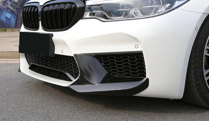 BMW 5 SERIES G30 G31 2015+ FRONT BUMPER SPLITTER GLOSSY BLACK MUSTACHE