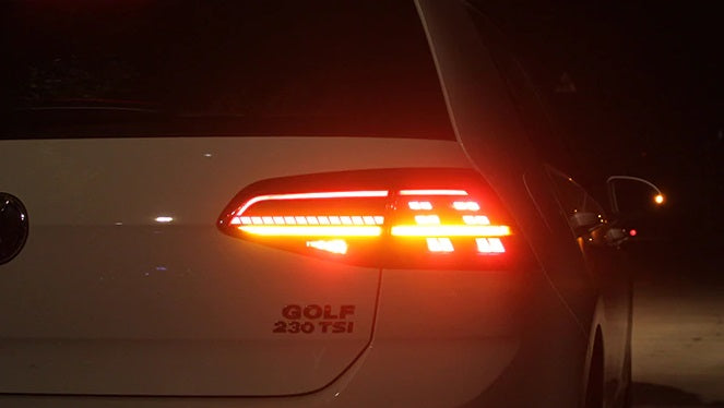 VW GOLF 7 VII DAL 2012+ FARI POSTERIORI FRECCIA LED DINAMICI SCORREVOLI GTI