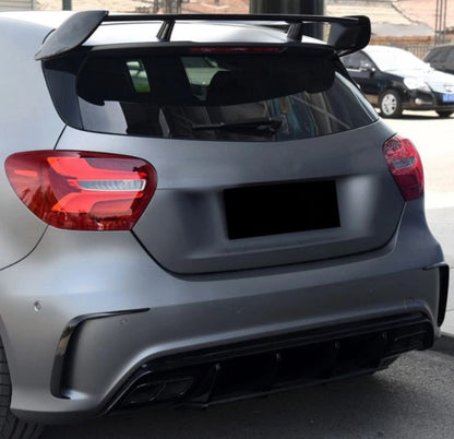 MERCEDES A-CLASS W176 2012-2018 REAR BUMPER MOULDINGS AMG LOOK 3M