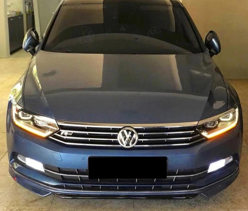 VW PASSAT B8 2014-2019 SOTTO PARAURTI ANTERIORE ABS SPORTIVO SPOILER RLINE LOOK