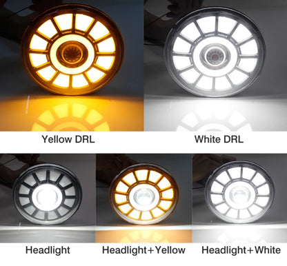 FARI ANTERIORI FULL LED LUCI DIURNE PER Jeep Wrangler TJ 1997~2006 6000K LENTE