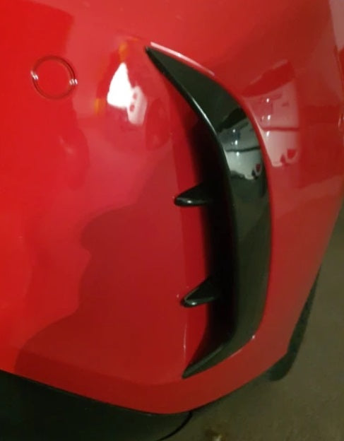 MERCEDES CLASSE A W177 COPPIA MODANATURE PARAURTI POSTERIORE LOOK AMG 3M