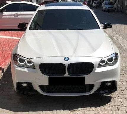 BMW SERIE 5 F10 F11 2009-2014 CALOTTE ADESIVE SPECCHI SPECCHIETTI RETROVISORI NERO LUCIDO AUTOELEGANCERICAMBI