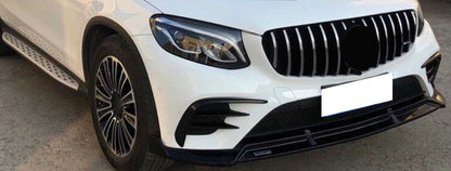 MERCEDES GLC 2015-2018 SPLITTER PARAURTI ANTERIORE SPOILER NERO AMG