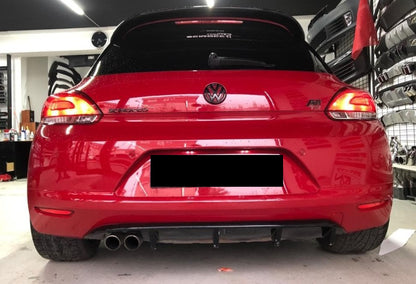 VW SCIROCCO 2008-2014 REAR DIFFUSER UNDER BUMPER RLINE LOOK IN ABS