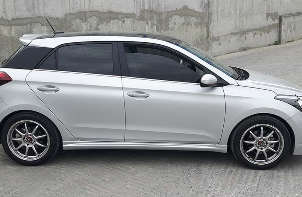 SIDE SKIRTS SUITABLE FOR HYUNDAI I20 2014-2018 UNDER DOOR ABS