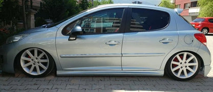 SPOILER SIDE SKIRTS FOR PEUGEOT 207 ABS SPORTY LOOK TUNING