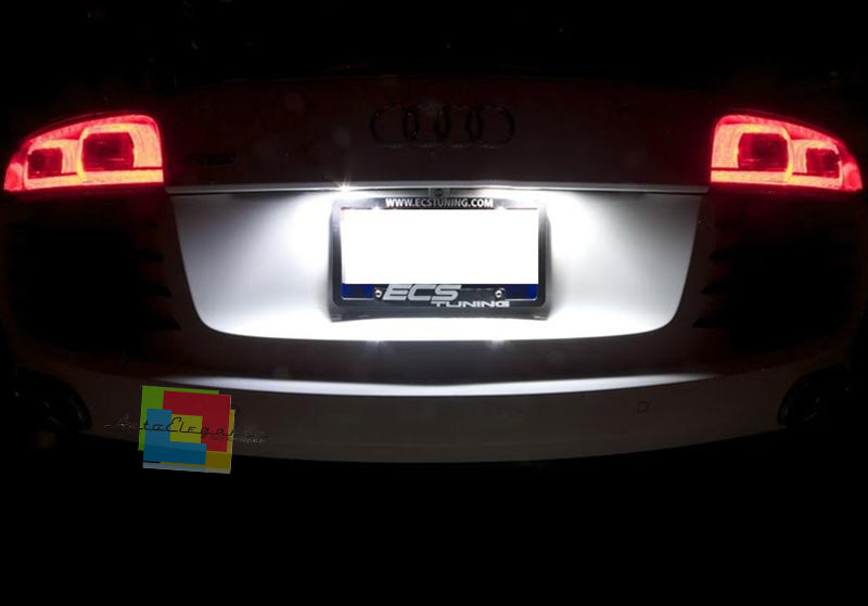 MERCEDES CLASSE E W203 SPORTCOUPE LUCI TARGA  SMD BIANCO QUALITA'  NO ERRORE