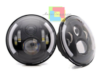 JEEP WRANGLER JK 2007-2016 FARI ANTERIORI LED - CON LUCI DIURNE BIANCO 6000K