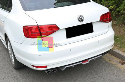 VW JETTA SOTTO PARAURTI POSTERIORE DIFFUSORE QUATTRO TERMINALI ABS -