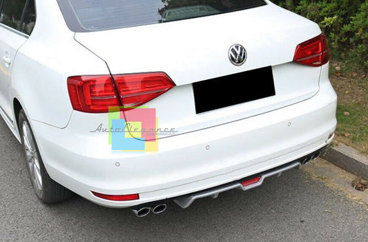 VW JETTA UNDER REAR BUMPER DIFFUSER FOUR TIP ABS -