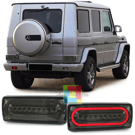 FARI POSTERIORI LED MERCEDES G W463 1989-2016 FANALI FUME FRECCE DINAMICHE .-