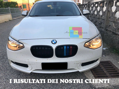 GRIGLIA ANTERIORE BMW SERIE 1 F20 2011-2014 CALANDRA DOPPIA FASCIA 3 COLORI M