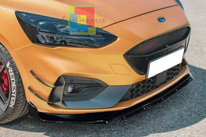 FORD FOCUS MK4 SPLITTER PARAURTI ANTERIORE NERO LUCIDO LOOK RS