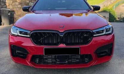 BMW 5 SERIES G30 G31 2020+ LIFT GRILLES FRONT GRILLES TOTAL BLACK LOOK M5