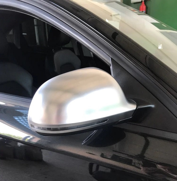 AUDI A4 B8 2008-2010 COPERTURE SATINATE CON FORO FRECCIA SPECCHI CALOTTE SLINE AUTOELEGANCERICAMBI