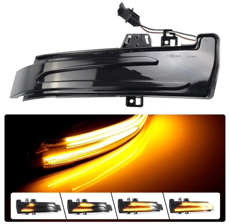 MERCEDES GLK X204 2008-2015 FRECCE LED DINAMICHE SPECCHI LATERALI SCORREVOLI -